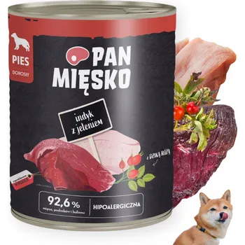 Krmivo pro psa Krmivo mokré Pan Mięsko bez obilovin jelen 800 g pro dospělé psy s alergií