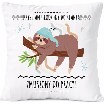 Polštář Polštář Pro Řehoře jako Dárek s potiskem Fotografie, Bílý PoliDraw