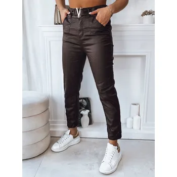 Dámské kalhoty Dámské kalhoty voskované VIOLA DSTREET UY1780 Barva: Hnědá, Velikost: XL