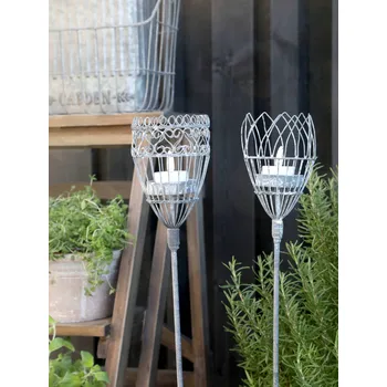 Obraz Lampion Chic Antique kovový 80 cm