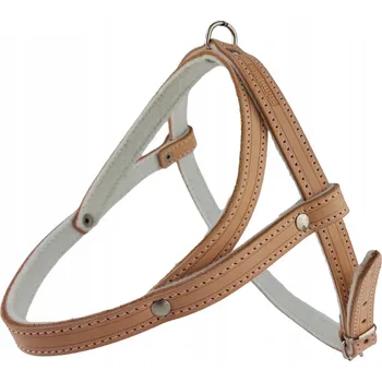 Postroj pro psa Kožené postroje pro psa s filcovým polstrováním, lícová kůže, 35 cm Champion Natural