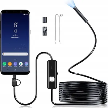 IP kamera ENDOSKOPICKÁ INSPEKČNÍ KAMERA ANDROID USB PRO SMARTPHONE 5M LED