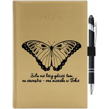 Kalendář Knižní kalendář 2026 A5 zlatý