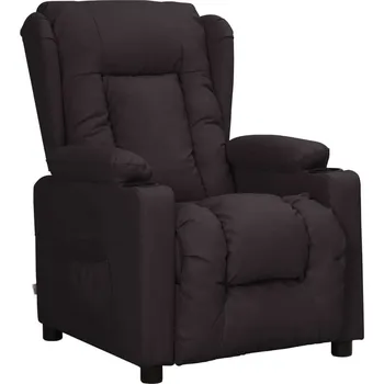 Křeslo vidaXL Polohovací křeslo umělá kůže [339069] Barva: Černá