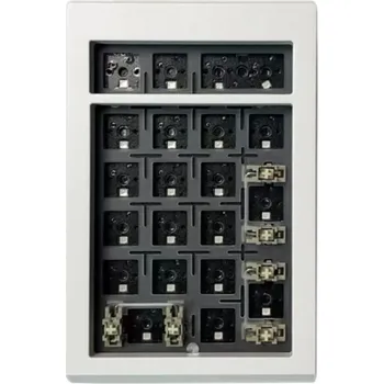 Mechanická numerická klávesnice bez kláves USB USB-C 2,4GHz RGB podsvícení 1000mAh baterie 14,5x9,5x3,7cm přizpůsobitelná s kabelem