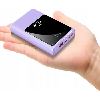 Powerbanka Powerbanka 10000 mAh fialová