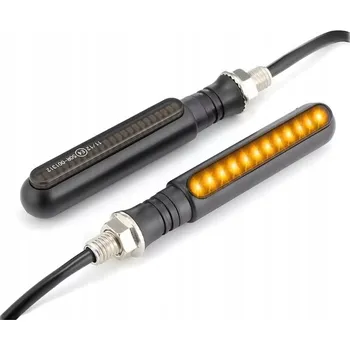 Směrový světlomet Dynamické LED blinkry 2 ks červeno-oranžové