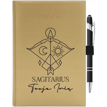 Kalendář Knižní kalendář 2026 A5 zlatý