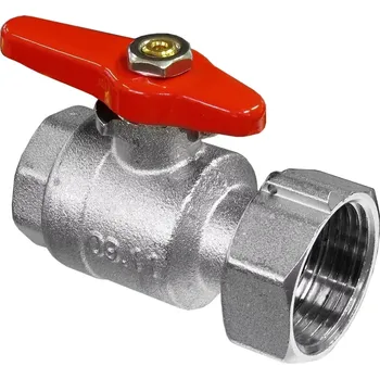 Ventil BRV Kulový uzávěr typ 553 pro připojení vodoměru DN 3/4" převlečná matice DN 1"