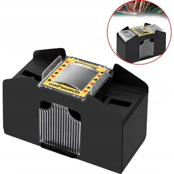 Desková hra ELEKTRICKÁ MÍCHAČKA KARET AUTOMATICKÁ PRO HRY POKER UNO TEXAS KARETNÍ