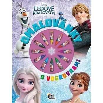 omalovánky Ledové království - Omalovánky s voskovkami
