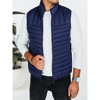 Pánská vesta DSTREET TMAVĚ MODRÁ L