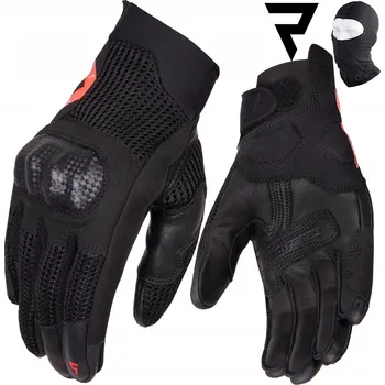 Moto rukavice MOTO RUKAVICE REBELHORN GAP III ČERNÉ/ČERVENÉ S