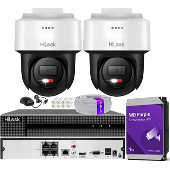 Bezpečnostní kamera Monitorovací sada 2x PTZ-N2C600M-DE 6MPx kamera HiLook by Hikvision 1TB