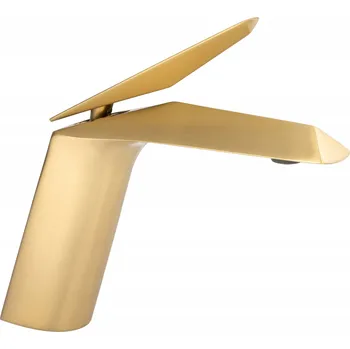 Vodovodní baterie Stojánková umyvadlová baterie Aqui SORRHE LUXURY zlatá