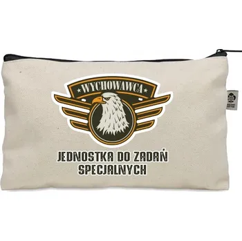 Kosmetická taška Béžová kosmetická taštička jako dárek ke Dni učitelů KO_326