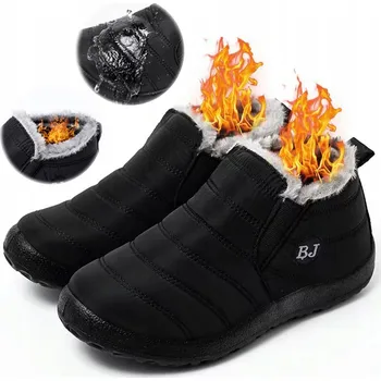 Dámská zimní obuv ZIMNÍ BOTY KOTNÍKOVÉ BOTY TEPLÉ ZATEPLENÉ SNĚHULE VODĚODOLNÉ UNISEX VEL. 43