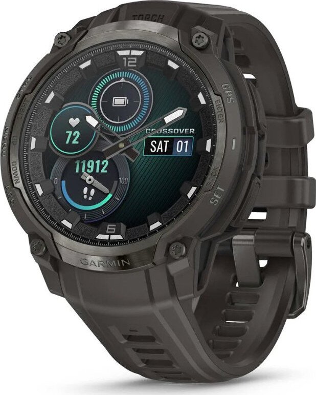 Garmin Instinct Crossover AMOLED Charcoal - Zbozi.cz