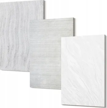 Obraz Kolekce obrazů na plátně k zavěšení Světlé struktury vzory písku 30x20 cm