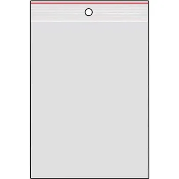 Sáček na potraviny Sáček rychlozavírací 180x250/ 100ks s červeným pruhem