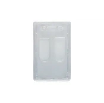 Obal na doklad Pouzdro na průkaz totožnosti - průhledné, na dvě karty, vertikální - KUK-109V