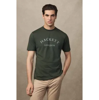 Pánské tričko TRIČKO HACKETT LONDON HERITAGE ESS TEE DUCK GREEN