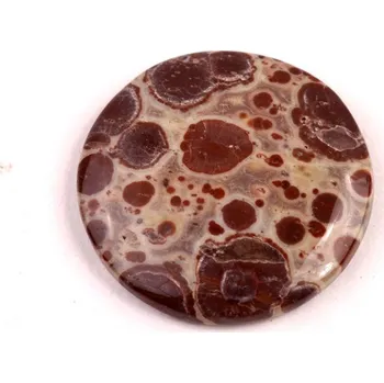 Přírodní kámen Kabošon Asteroid Jaspis č.6261 (26x4mm)