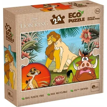 Puzzle Puzzle Eko 24 oboustranné Lví král - Lisciani