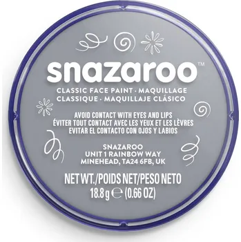 SNAZAROO Barva na obličej Tmavě šedá (Dark Grey) 18ml