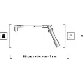 Zapalovací kabel Sada kabelů pro zapalování MAGNETI MARELLI 941125360686