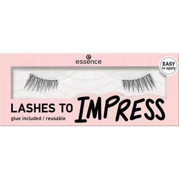 Umělé řasy Essence Lashes To Impress umělé řasy poloviční 03 Half Lashes 1 pár