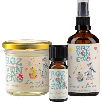 Svíčka Rozvoněno Zvýhodněná sada - Zimní nálada (3 ks)