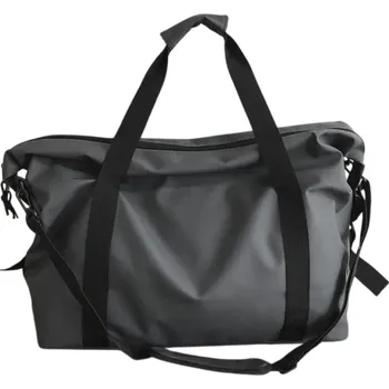 Sportovní taška Sportovní taška z odolného nylonu s ramenním popruhem a uchy do ruky Praktická cestovní taška na sport fitness trénink cestování šedá