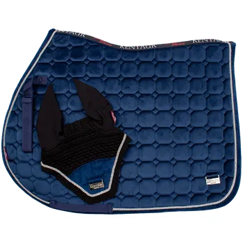 Sport Kentaur Set sametová podsedlová dečka s čabrakou Barva: Černá