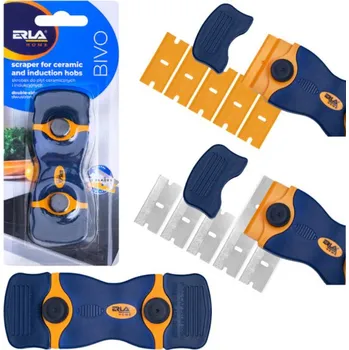 Kuchyňská škrabka K2 ERLA BIVO - Oboustranná škrabka na skla