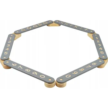 Dřevěná hračka Smyslová dráha dřevěná Balance Beam 6 dílů šedá MeowBaby