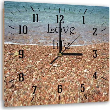 Hodiny Nástěnné hodiny Feeby modré 80 cm