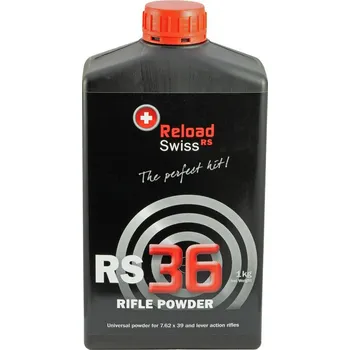 Příslušenství pro sportovní střelbu Střelný prach Reload Swiss RS36 - 1,0 Kg