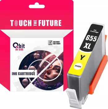 Žlutá inkoustová kazeta QBIT pro HP