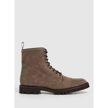 Pánská zimní obuv KOTNÍKOVÁ OBUV HACKETT LONDON SLOANE HIGH MUD BROWN