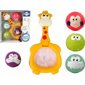 Gumové míčky s Basketbal žirafou Hračka Do Vany