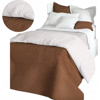 Přehoz na lůžko Přehoz na postel DOMAREX bavlna 220 cm x 240 cm béžový