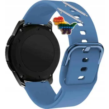 Pouzdro na mobilní telefon Pásek Řemínek pro Amazfit Bip Lite, Silikon Modrý Poutko, nastavitelný