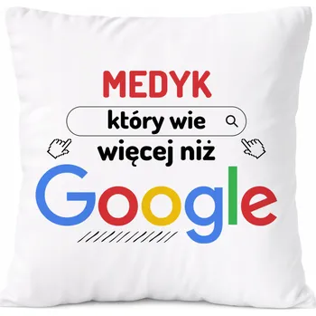 Obraz Dárek Polštář pro doktora s potiskem bílý PoliDraw