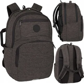 Vícekomorový Školní batoh CoolPack černý 27 l