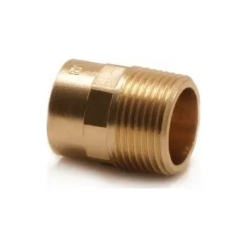 Instalatérský materiál Měděná Redukční vsuvka k pájení 22 x 1/2 vnější závit SANHA