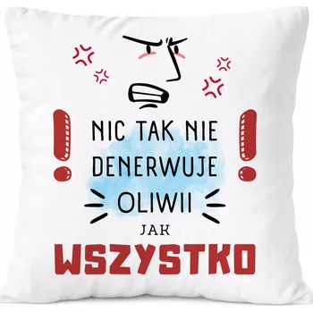 Polštář Polštář Pro Evu jako Dárek s potiskem Fotografie, Bílý PoliDraw