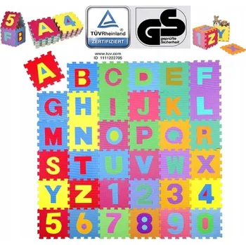 Hrací deka PUZZLE PĚNOVÁ PODLOŽKA SKLÁDACÍ PRO DĚTI NA HRANÍ