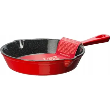 Litinová smaltovaná pánev 15,5 cm červená GRAND FEU NA GRIL A NA LÍVANCE