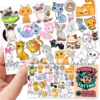 Odstranitelné tetování Filmová a herní nálepka na tetování Dětské vodní tetování Omyvatelné k narozeninám Dárek Dočasný dárek pro děti Originální opakovaně použitelné Spousta Vzorů